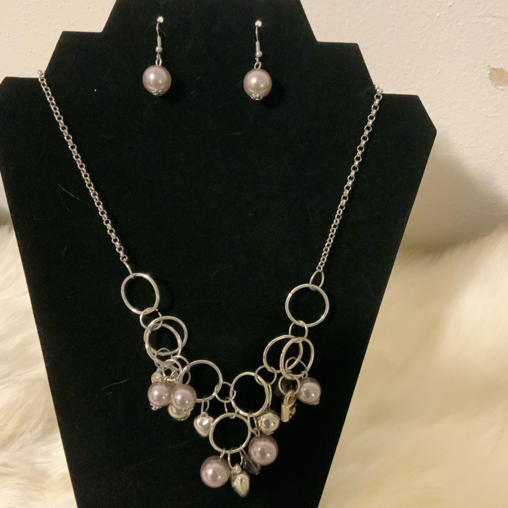 Silver  Charm Necklace